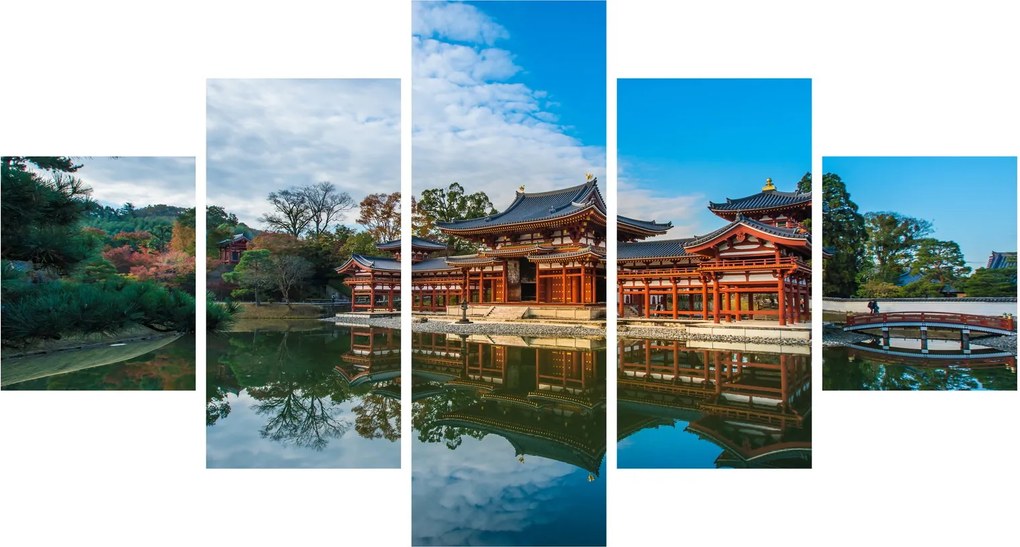 Obraz - Świątynia Byodo-in, Japonia (125x70 cm)