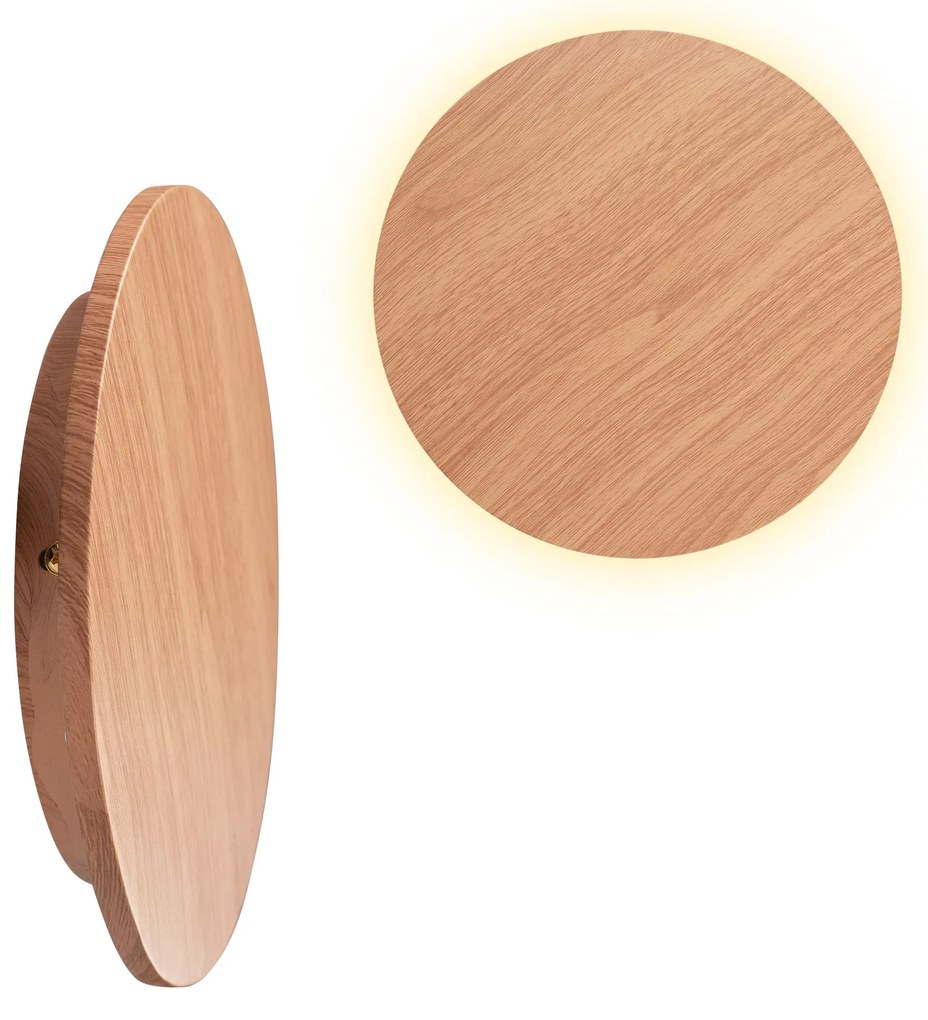 LAMPA ŚCIENNA KINKIET LED APP1405-W WOOD