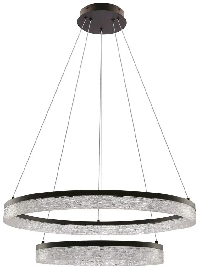 Stylowa czarna lampa wisząca - M0100-Lutoni