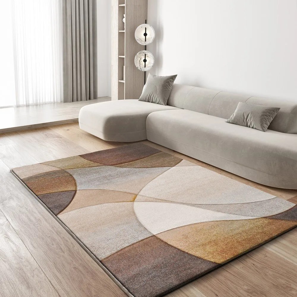 Beżowy dywan 140x200 cm Badet – Universal