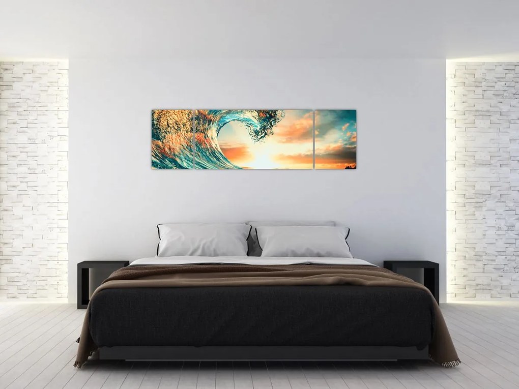 Obraz - Fala (170x50 cm)