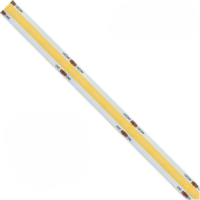 Taśma LED COB 5m IP65 jednokolorowa 15W/MT 12V - 6500K