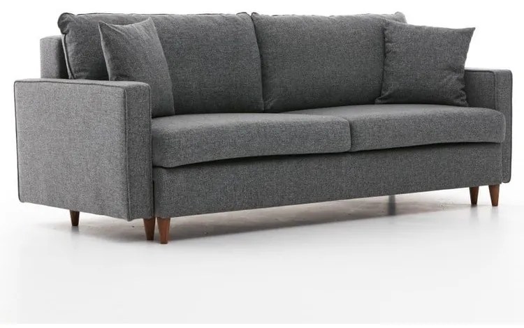 Ciemnoszara rozkładana sofa 210 cm Eva – Balcab Home