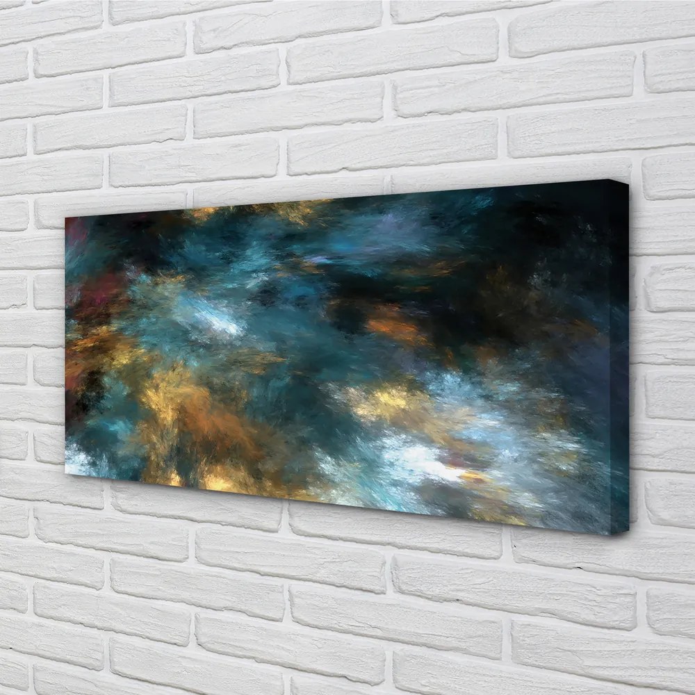 Zdjęcie na płótnie Abstrakcyjne Kolorowe Mazaje