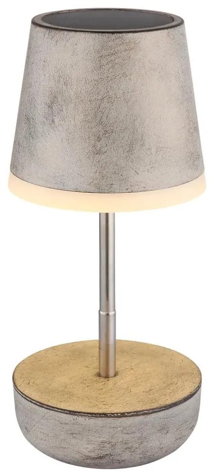 Globo 36638SA - Lampa solarna LED 10x0,06W/3V IP44 szara