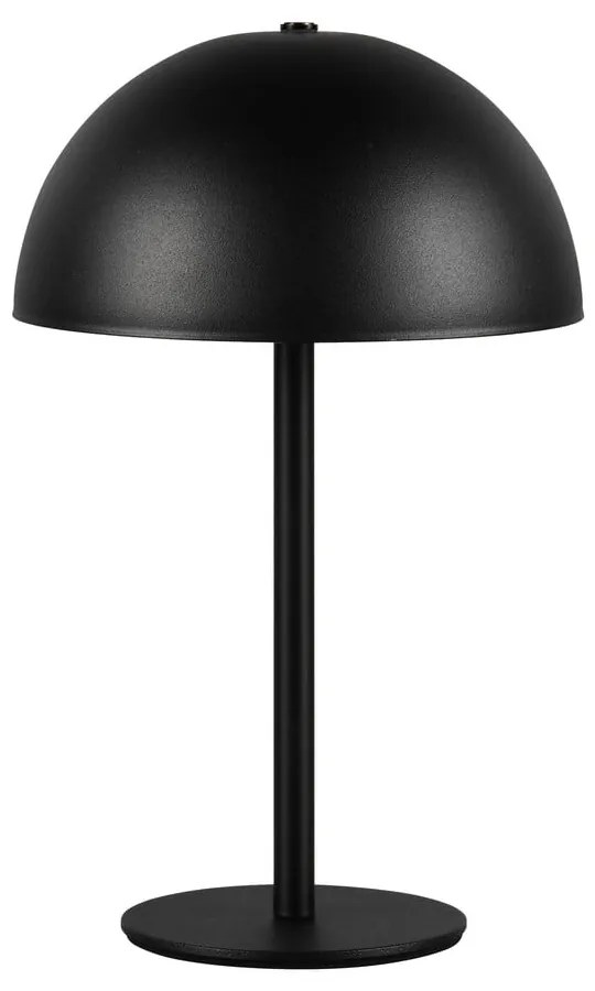 Lampa stołowa LED w kolorze matowej czerni z metalowym kloszem (wysokość 21 cm) Munoz – Reality