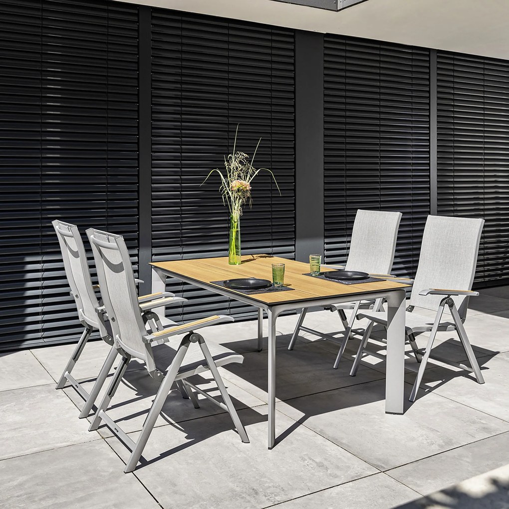 Blat do stołu HPL 160 x 95 cm teakowy KETTLER 0312121-3400
