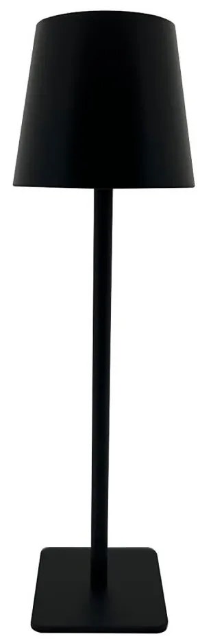 LED dotykowa lampa stołowa 5W USB 5V 1200 mAh czarna, ściemnialna