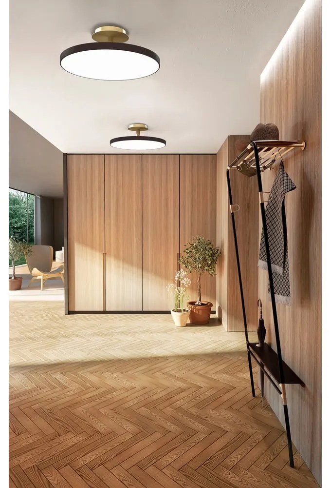 Antracytowa lampa sufitowa LED ø 60 cm Asteria Up – UMAGE