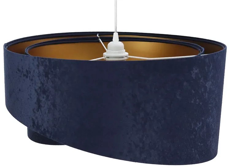 Granatowo-złota lampa wisząca glamour - EX985 E8-L48