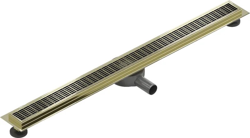 Mexen Flat 360° M33 odpływ liniowy obrotowy 80 cm, złoty - 1533080-40