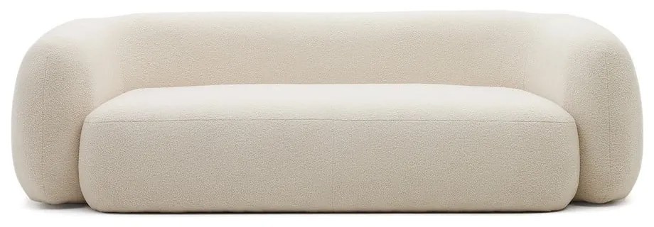 Kremowa sofa z materiału bouclé 246 cm Martina – Kave Home