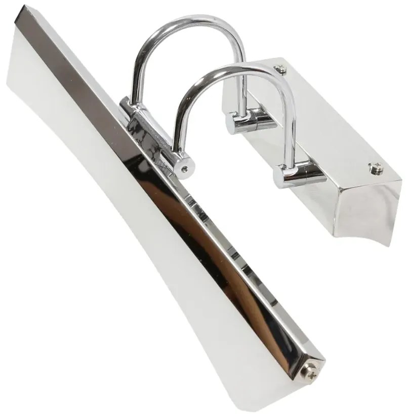 Srebrny kinkiet nad lustro led - K458-Kamala