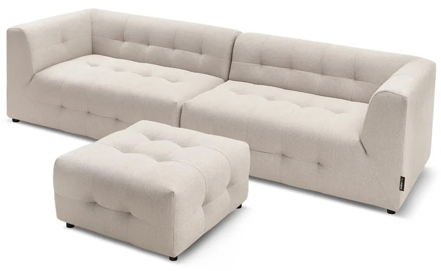 Beżowa sofa 324 cm Kleber – Bobochic Paris