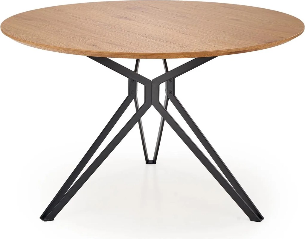 Okrągły stół do jadalni na metalowych nogach Pixel 2 Halmar