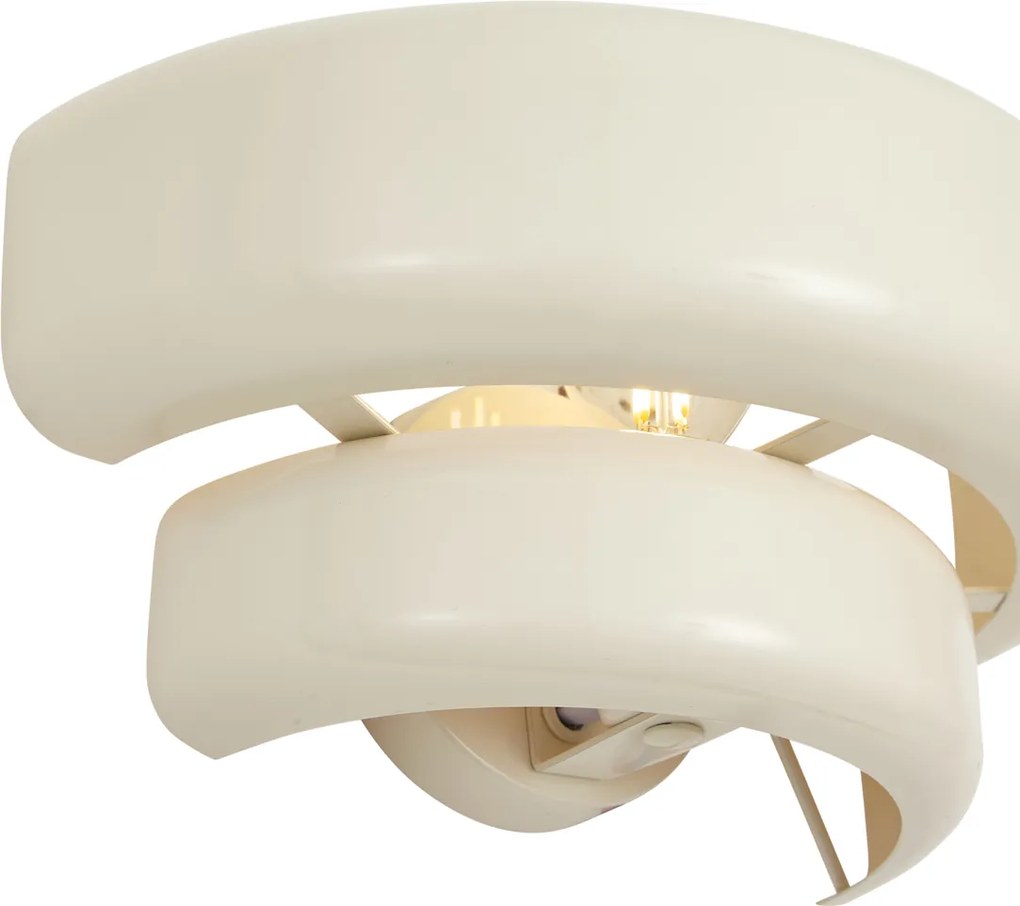 Retro Lampa Ścienna Beżowa - Ophelia