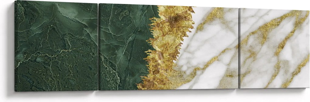 Obraz - Zielony marmur N⁰1 (170x50 cm)