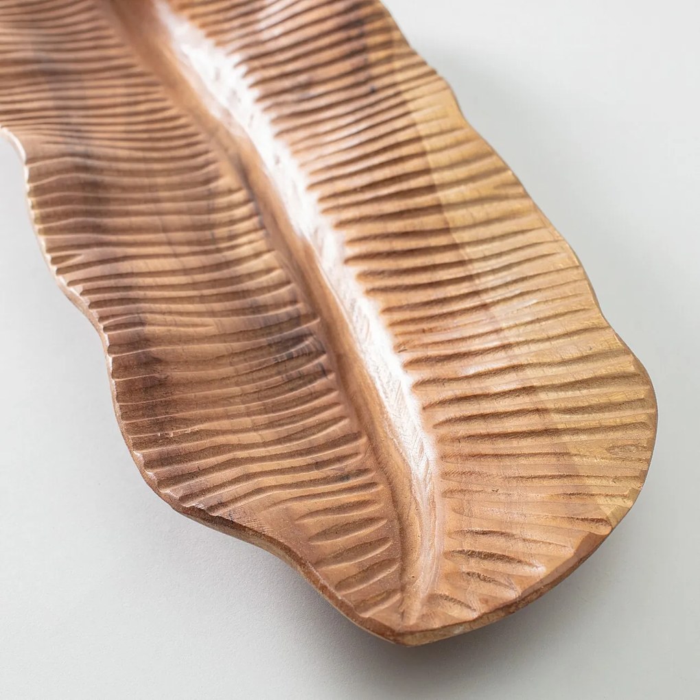 Patera Wood Leaf 60x18 cm
