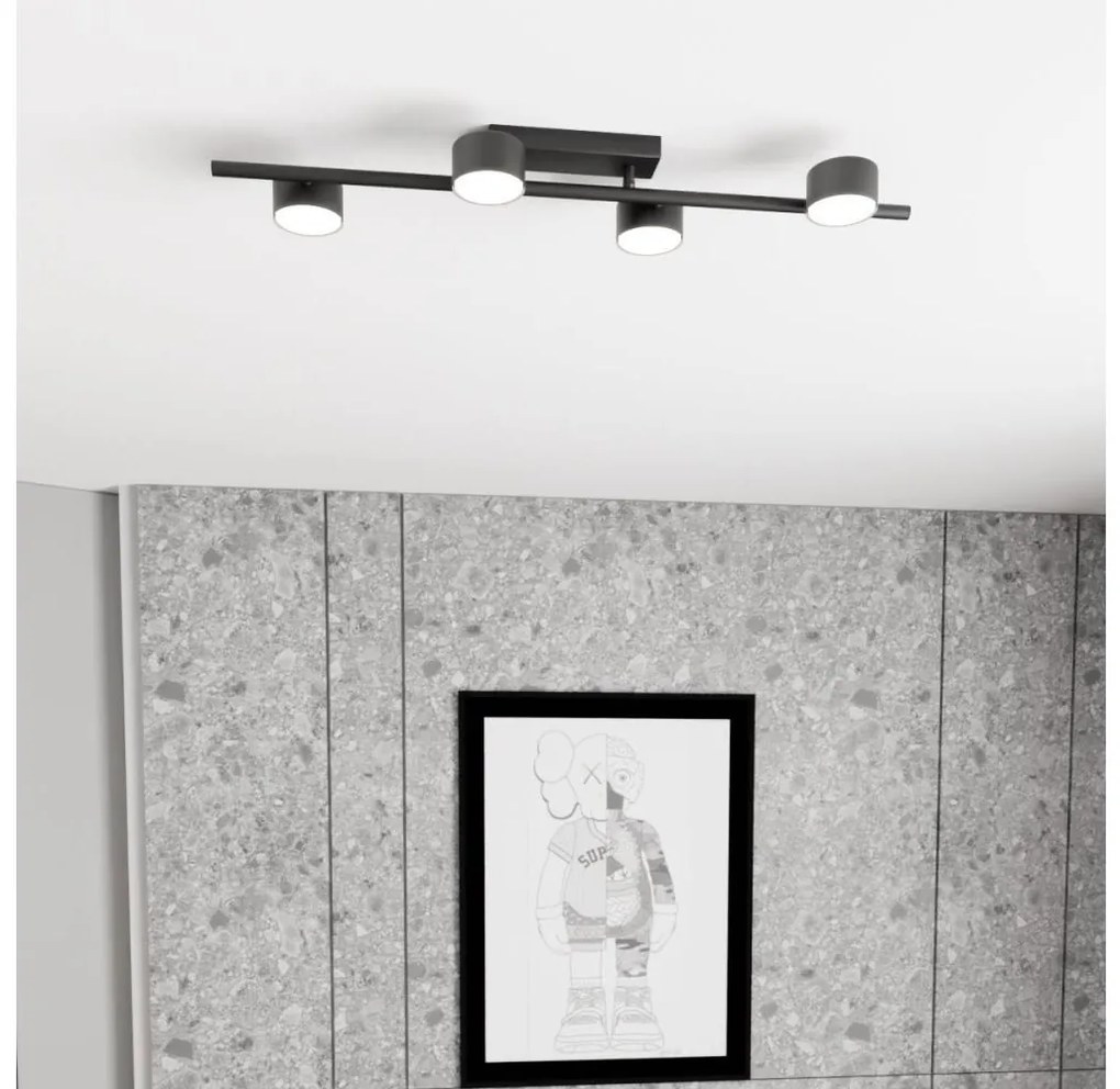 Lampa sufitowa BET 4xGX53/12W/230V czarny