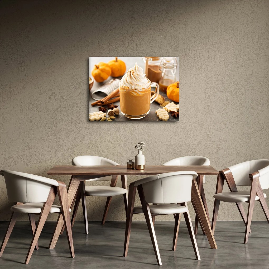 Obraz - Dyniowa latte (70x50 cm)