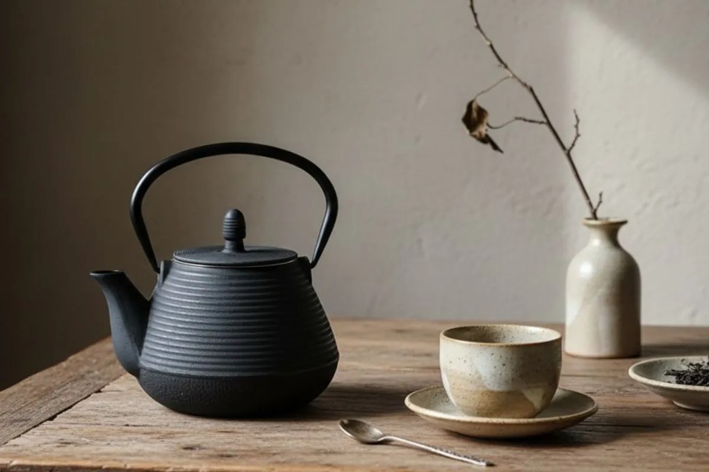 Czajnik żeliwny z zaparzaczem YUKI, 1000 ml