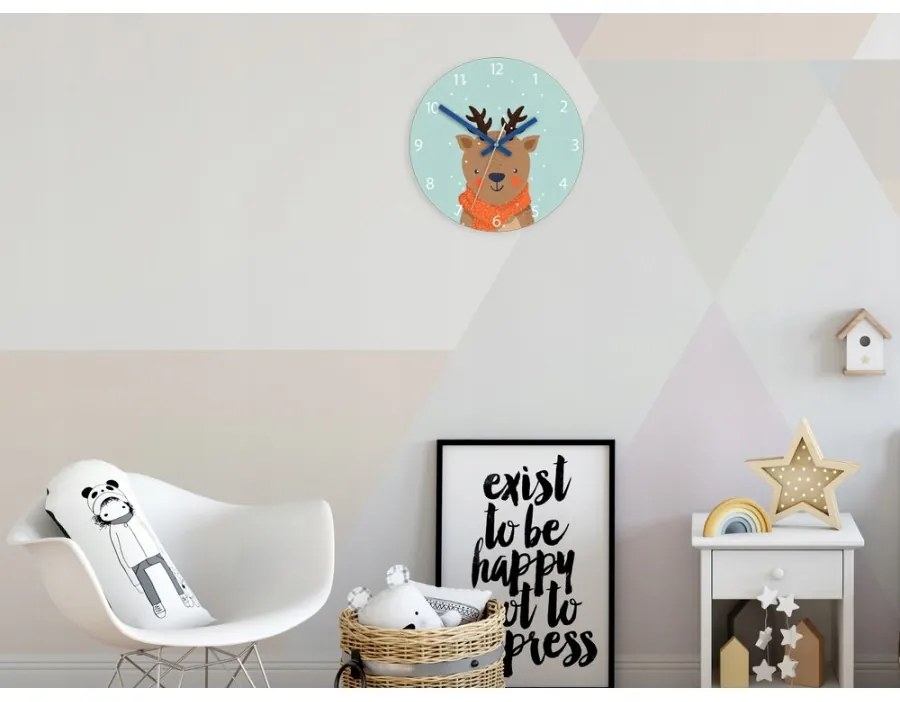 Zegar na ścianę cichy do pokoju dziecięcego akrylowy nowoczesny dekoracyjny