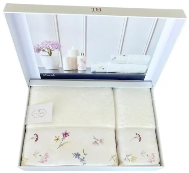 Podarunkowy zestaw ręczników BROCADE, 2 szt Biały