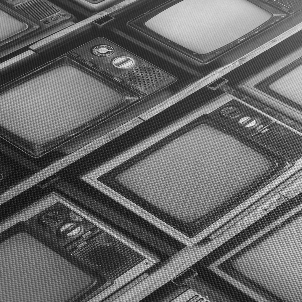 Obraz - Retro TV (170x50 cm)