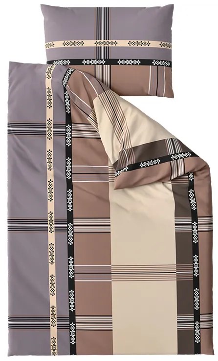 PrzytulneMieszkanie.pl PrzytulneMieszkanie.pl Bawełniana pościel DANIELA beżowa Rozmiar pościeli: 70 x 90 cm | 140 x 200 cm