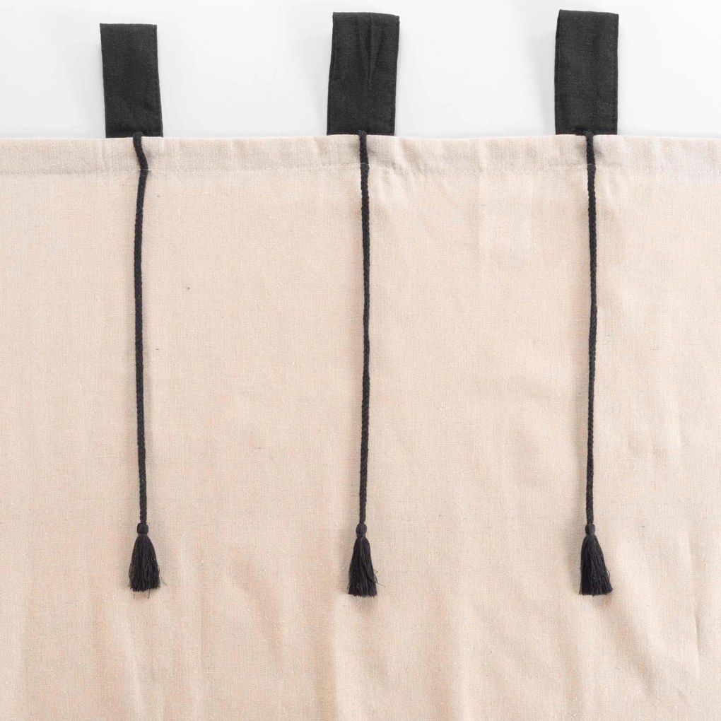 Zasłona na szelkach FILINE, polibawełna, 140 x 240 cm