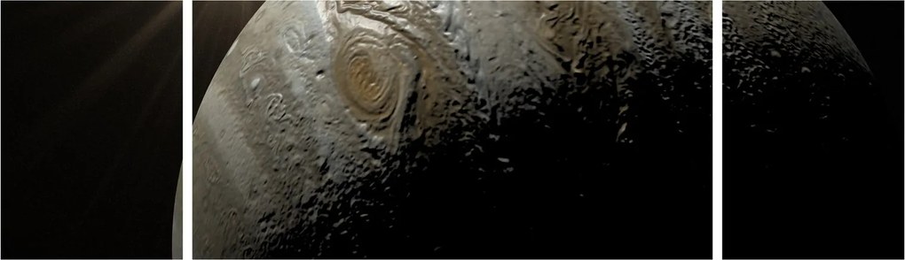 Obraz planety w kosmosie (170x50 cm)