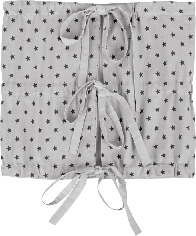 Bellatex Rożek dziecięcy Gwiazdki szary, 75 x 75 cm