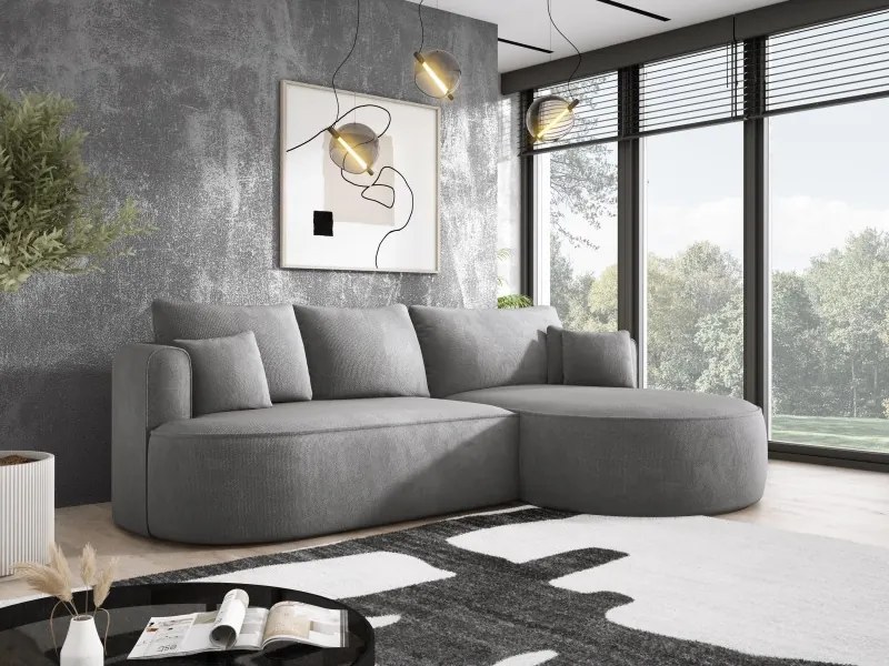 Narożnik FIORE L wolnostojący Lewostronny tkanina Memphis 18 WERSAL