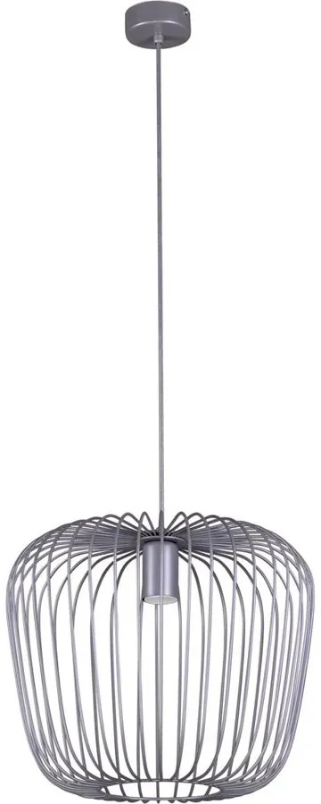 Szara loftowa lampa wisząca młodzieżowa - 5X S547 W2-E77