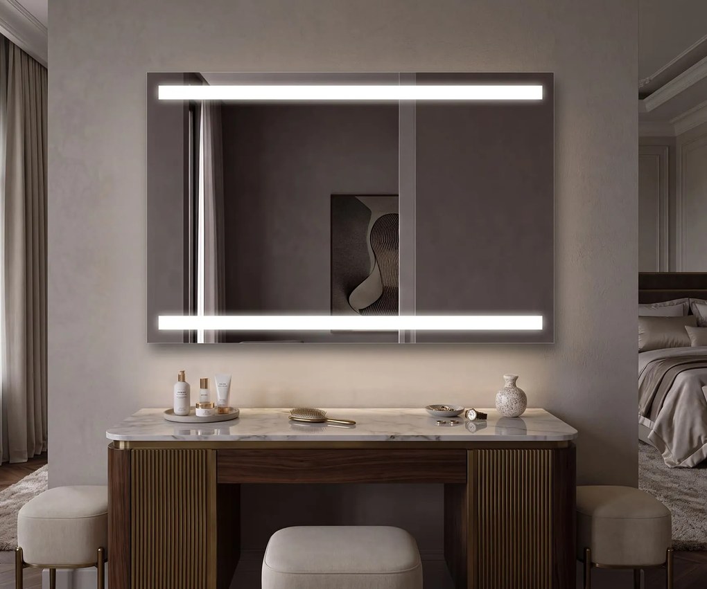 Lustro Ścienne do Sypialni Podświetlane LED L09