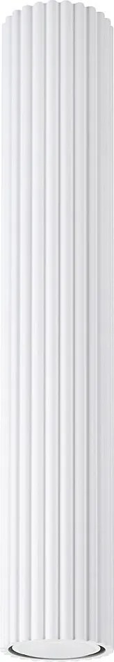 Lampa Sufitowa Minimalistyczny Karbon, Aluminium - 1 Źródło - L.6.5 X H.40 Cm - Biały