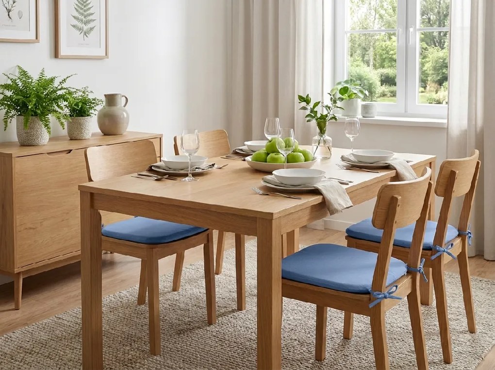 Poduszka na krzesło BASIC niebieska