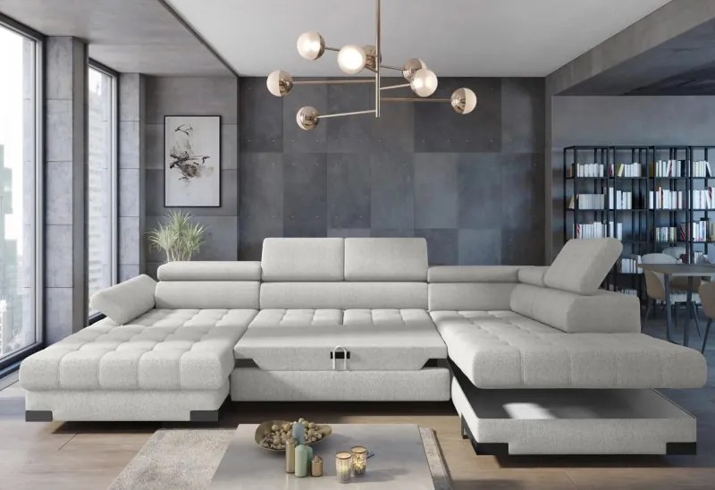 Narożnik SELVA XL z funkcją spania i pojemnikiem WERSAL