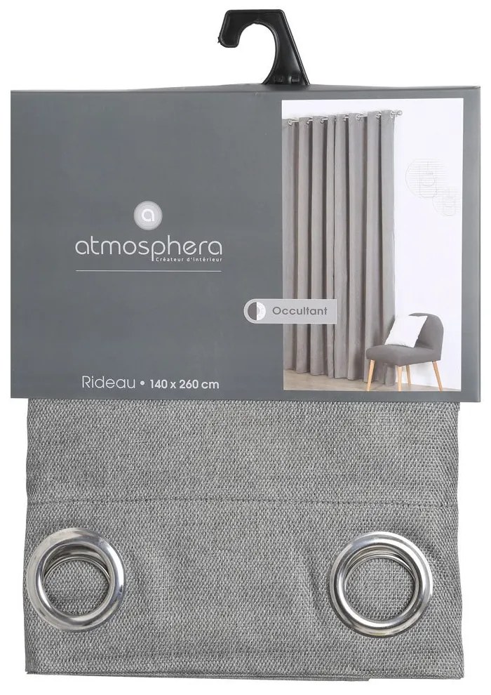 Zasłona zaciemniająca, 140 x 260 cm, na przelotkach