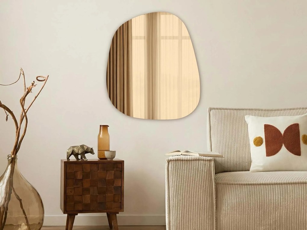 Lustro brązowe Base B28 77×89