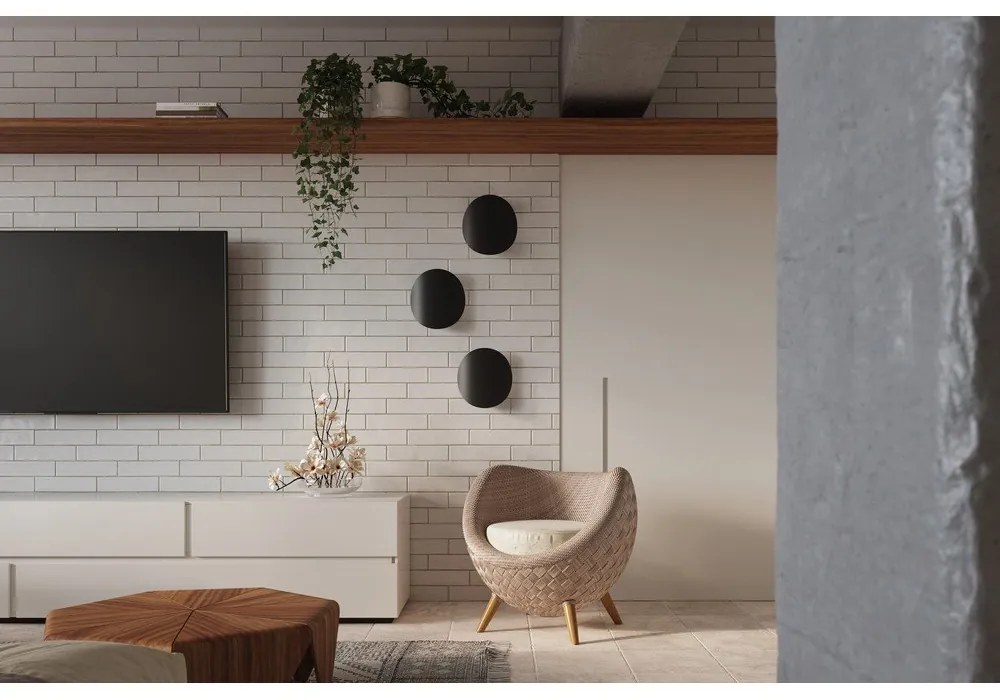 Czarny kinkiet Sollux Junker