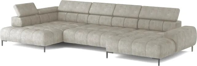 Narożnik PLAZA XL z elektryczną regulacją siedziska WERSAL