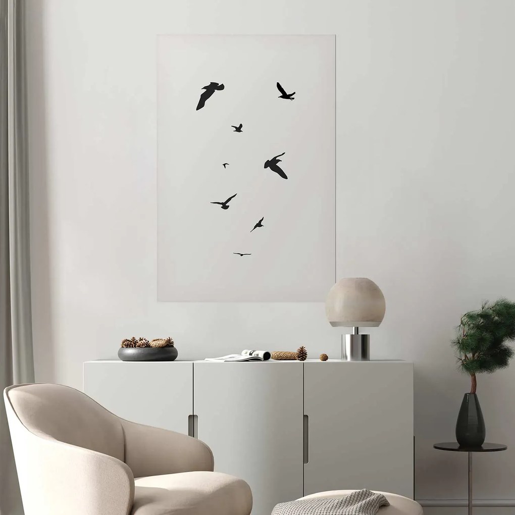 Plakat Wieczorny lot 60x90 cm bez ramy z marginesem ARTGEIST B
