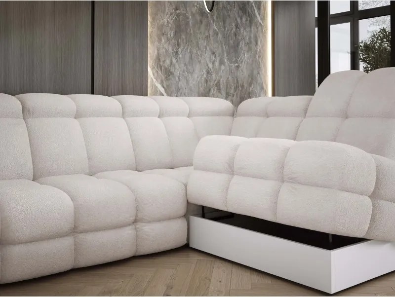 Narożnik TOLLO XL Prawostronny Elektryczna regulacja Tkanina ANTHOLOGY 01 WERSAL