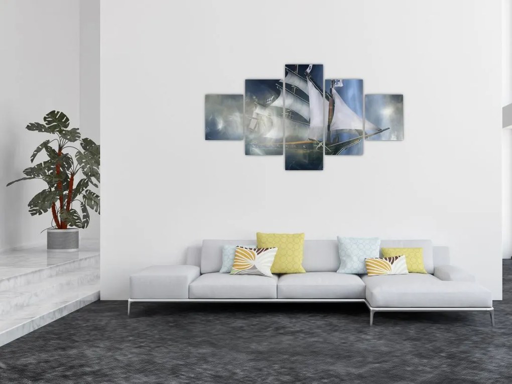 Obraz - Statek widmo (125x70 cm)