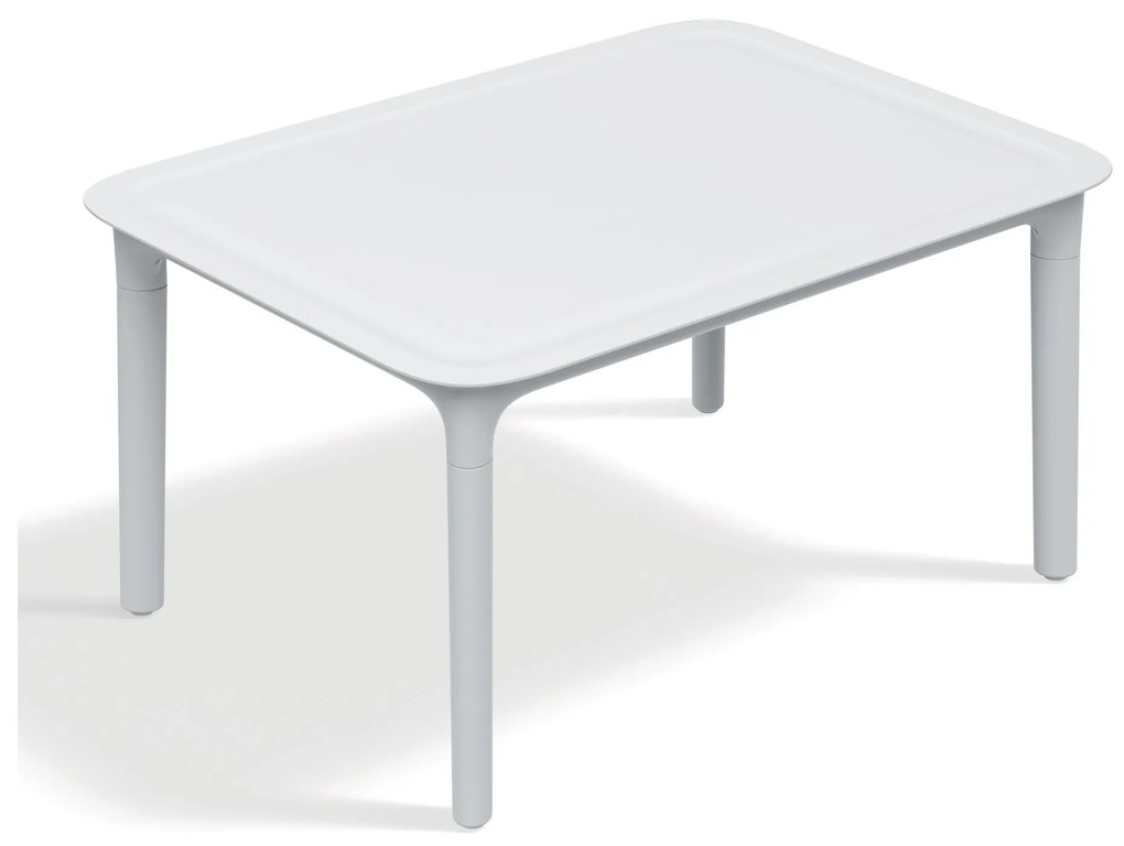 Stolik ogrodowy Rimo White 77,5 x 57,5 cm FERNE