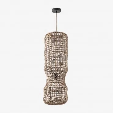 Lampa Sufitowa Zewnętrzna Aleida Miel - Czarna & ↑75 Cm Aleida - Sklum