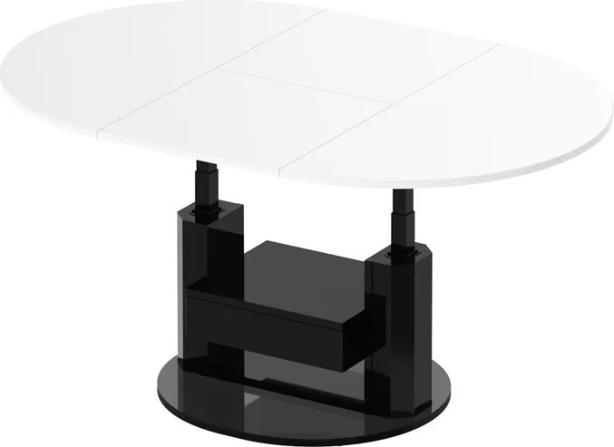 Regulowany ławostół z szufladą Primo Max z matowym blatem