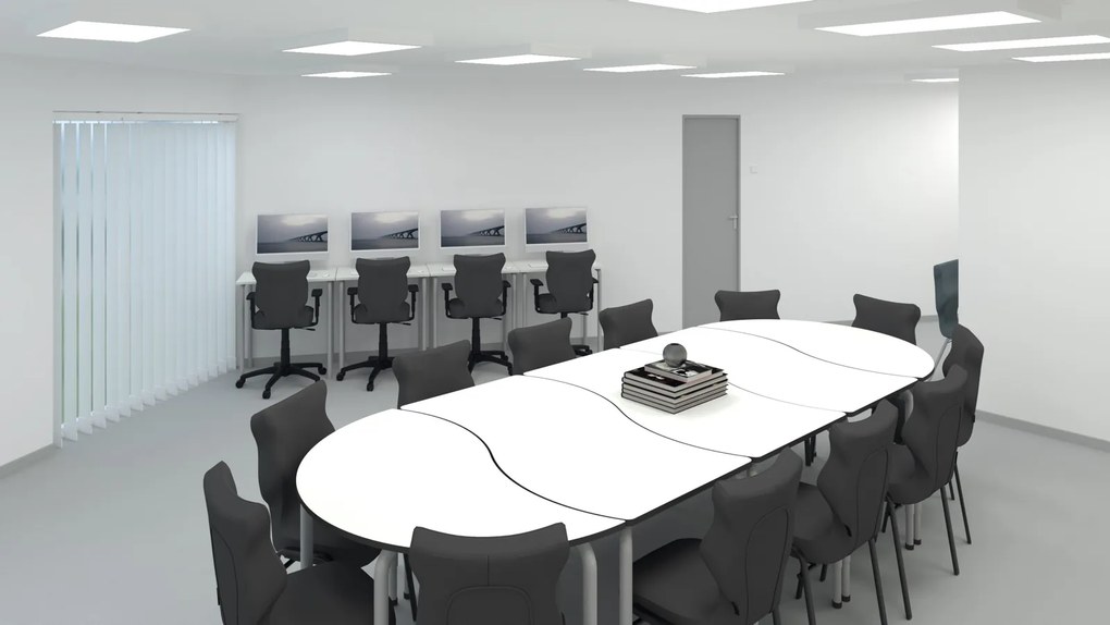 Ergonomiczne krzesło dla nauczycieli Uni rozmiar 6-7 podstawa czarna