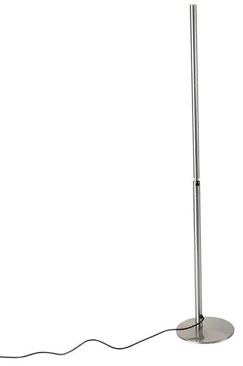 Nowoczesna lampa stołowa stalowa ze ściemniaczem dotykowym w komplecie z LED - Douwe Nowoczesny Oswietlenie wewnetrzne